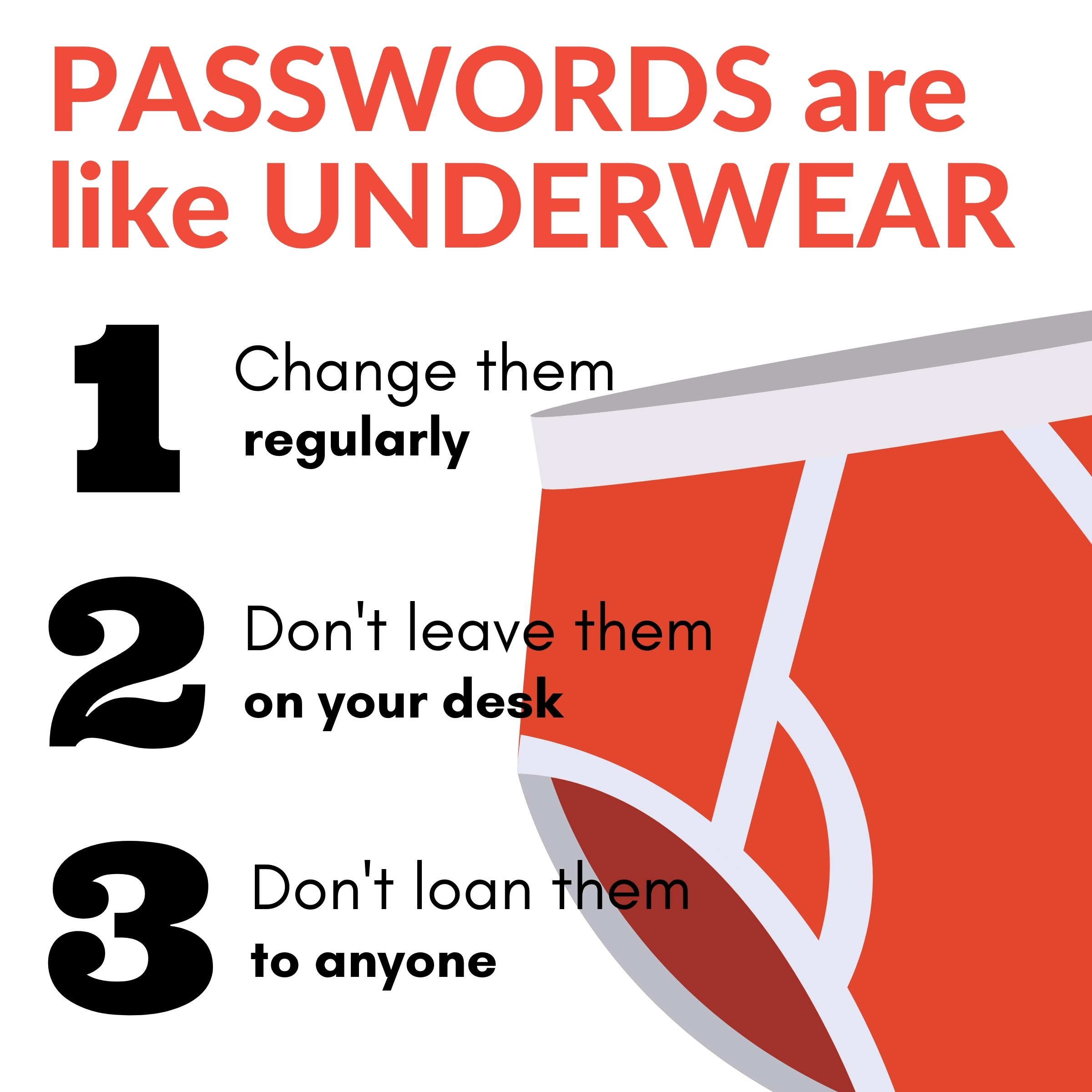 Passwords are Like Underwear Bakersfield Computer